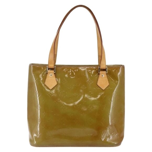 LOUIS VUITTON Monogram Vernis Houston Hand Bag Baby Blue M91005 LV Auth 144586 - Picture 2 of 16